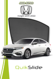 QS | QuikSlide | Quik Snap Window Sun Shades (Car Pardy) For Honda Insight 2019-2022 Sedan