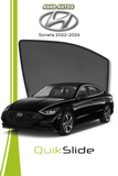 QS | QuikSlide | Quik Snap Window Sun Shades (Car Pardy) For Hyundai Sonata 2022-2024