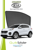 QS | QuikSlide | Quik Snap Window Sun Shades (Car Pardy) For Kia Sportage 2018-2024