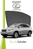 QS | QuikSlide | Quik Snap Window Sun Shades (Car Pardy) For Lexus RX 2010-2015 Crossover