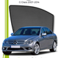 QS | QuikSlide | Quik Snap Window Sun Shades (Car Pardy) For Mercedes C Class 2007-2014 VIP Sedan