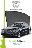 QS | QuikSlide | Quik Snap Window Sun Shades (Car Pardy) For Mercedes E Class 2003-2009