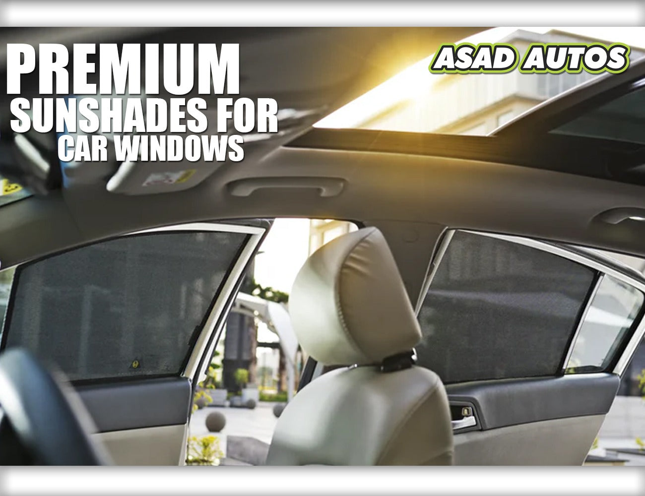 QS | QuikSlide | Quik Snap Window Sun Shades (Car Pardy) For Suzuki Cultus 2017-2023 Hatchback