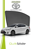 QS | QuikSlide | Quik Snap Window Sun Shades (Car Pardy) For Toyota Corolla Sedan 2014-2025