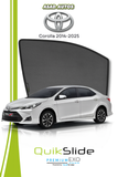 QS | QuikSlide | Quik Snap Window Sun Shades (Car Pardy) For Toyota Corolla Sedan 2014-2025