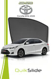 QS | QuikSlide | Quik Snap Window Sun Shades (Car Pardy) For Toyota Corolla Sedan 2014-2026
