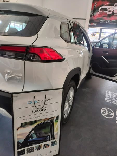 QS | QuikSlide | Quik Snap Window Sun Shades (Car Pardy) For Toyota Cross 2022-2023 Crossover