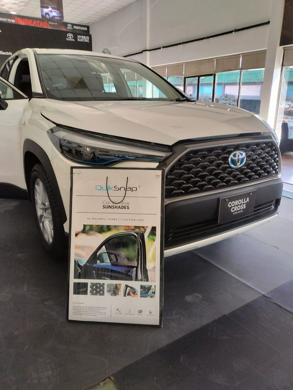 QS | QuikSlide | Quik Snap Window Sun Shades (Car Pardy) For Toyota Cross 2022-2023 Crossover