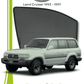 QS | QuikSlide | Quik Snap Window Sun Shades (Car Pardy) For Toyota Land Cruiser 1993 - 1997 SUV