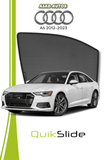 QS | QuikSlide | Quik Snap Window Sun Shades Car Pardy for Audi A6 2012-2023