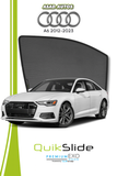 QS | QuikSlide | Quik Snap Window Sun Shades Car Pardy for Audi A6 2012-2023