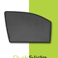 QS | QuikSlide | Quik Snap Window Sun Shades (Car Pardy) for Toyota Corolla Sedan 2009-2013 – Premium UV Protection & Custom Fit