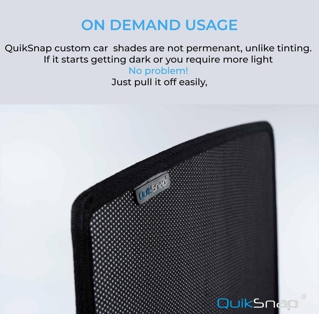 QS | QuikSlide | Quik Snap Window Sun Shades (Car Pardy) on Haval H6 2022–2025 Crossover Side Windows