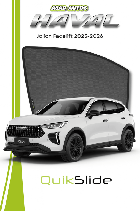 QS | QuikSlide | Quik Snap Window Sun Shades for Haval Jolion Facelift 2025-2026