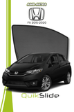 QS | QuikSlide | Quik Snap Window Sun Shades for Honda Fit 2015-2020