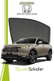 QS | QuikSlide | Quik Snap sun shades for Honda HRV HEV 2025-2026 heat resistant privacy window shades 5