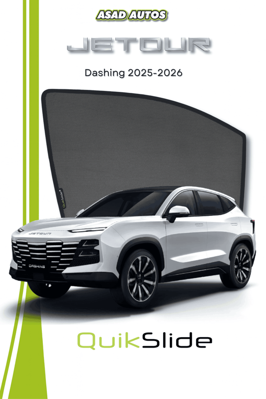 QS | QuikSlide Sun Shades (Car Pardy) For Jetour Dashing 2025-2026 – Premium Magnetic Window Shades with UV & Privacy Protection