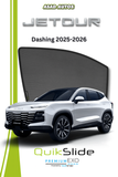 QS | QuikSlide Sun Shades (Car Pardy) For Jetour Dashing 2025-2026 – Premium Magnetic Window Shades with UV & Privacy Protection