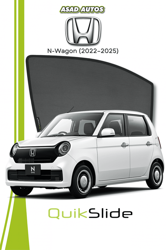 QS | QuikSlide Sun Shades (Car Pardy) for Honda N-One (2022–2025)