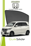 QS | QuikSlide Sun Shades (Car Pardy) for Honda N-Wagon 2020–2024 – Custom Fit UV Protection Window Shades