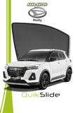 QS | QuikSlide Sun Shades (Pardy) for Daihatsu Rocky – Premium UV Protection & Custom Fit 