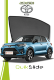 QS | QuikSlide Sun Shades for Toyota Raize | UV Protection | Custom Fit Car Shades