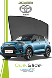 QS | QuikSlide Sun Shades for Toyota Raize | UV Protection | Custom Fit Car Shades