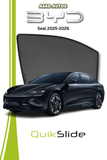 QS | QuikSlide Window Sun Shades (Car Pardy) For BYD Seal: Premium UV Protection & Custom Fit