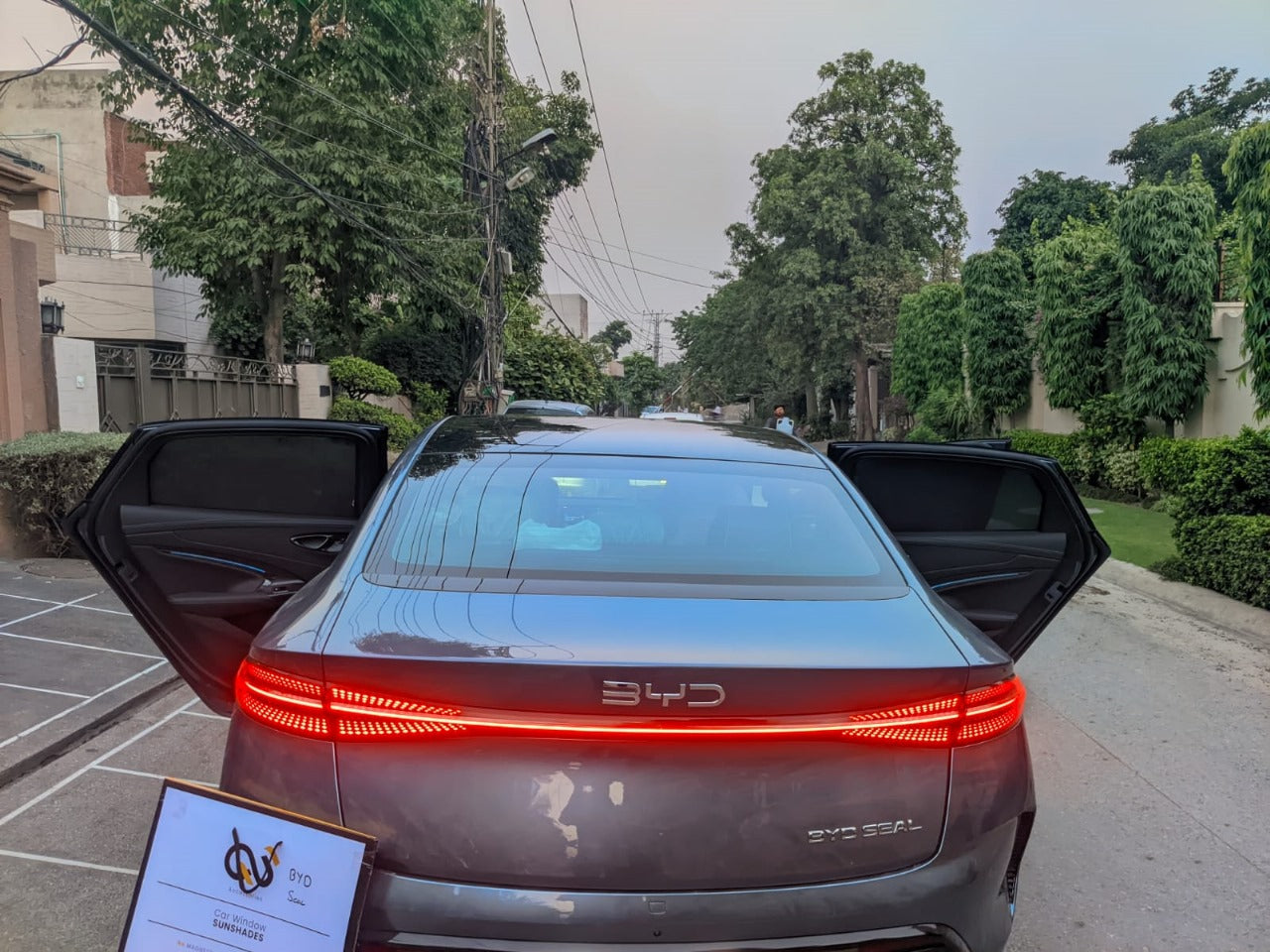 QS | QuikSlide Window Sun Shades (Car Pardy) For BYD Seal: Premium UV Protection & Custom Fit