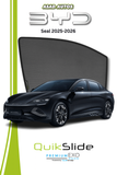 QS | QuikSlide Window Sun Shades (Car Pardy) For BYD Seal: Premium UV Protection & Custom Fit