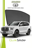QS QuikSlide Window Sun Shades (Car Pardy) for GWM Tank 500 2025–2026