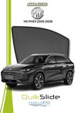 QS | QuikSlide Window Sun Shades (Car Pardy) for MG HS PHEV 2025 – Premium UV Protection & Custom Fit