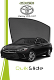 QS | QuikSlide Window Sun Shades Car Pardy for Toyota Camry 2015–2017