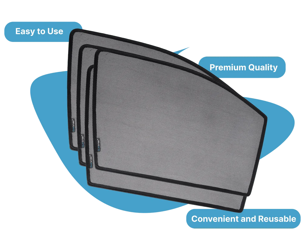 QS | QuikSlide Window Sun Shades Car Pardy for Toyota Camry 2015–2017