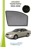 QS Sun Shades (Car Pardy) for Toyota Camry 2003–2006 – Custom Fit UV Protection