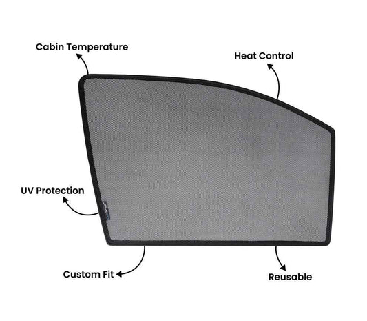QS Sun Shades (Car Pardy) For Toyota Land Cruiser LC 300 2021-2025 – Premium UV Protection & Custom Fit
