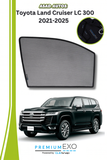 QS Sun Shades (Car Pardy) for Toyota Land Cruiser LC 300 2021-2025 – Custom Fit, UV Protection & Style