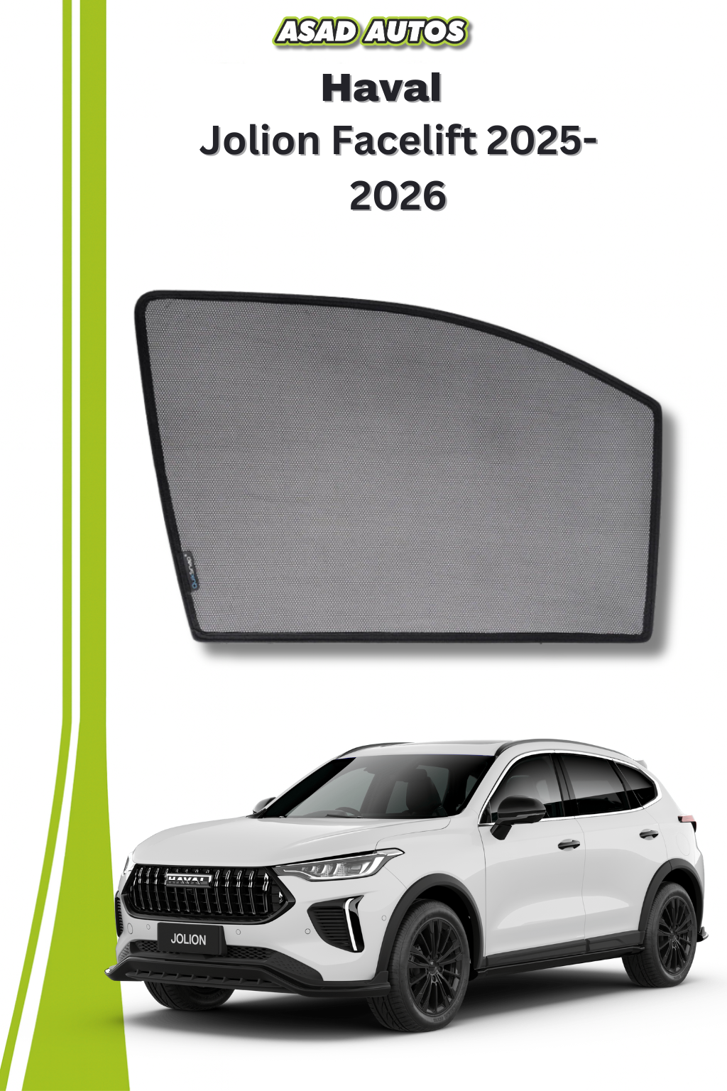 QS Window Sun Shades for Haval Jolion Facelift 2025-2026