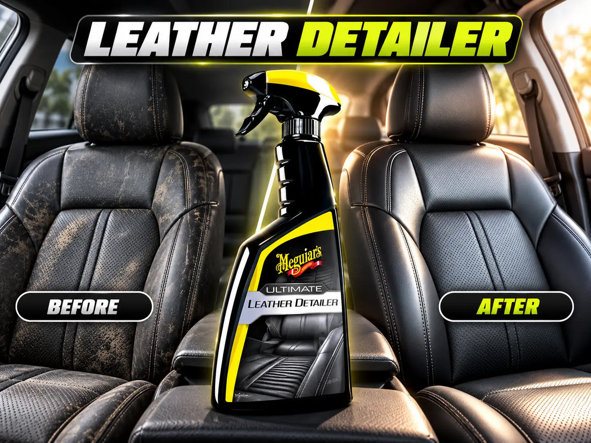 Quickly and safely clean your leather surfaces, removing dirt and grime while restoring the original appearance of your leather