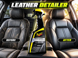 Quickly and safely clean your leather surfaces, removing dirt and grime while restoring the original appearance of your leather