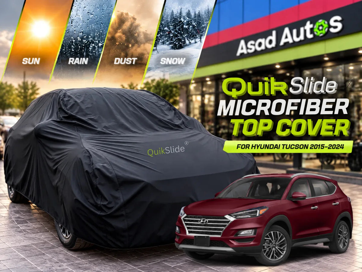 QuikSlide Microfiber Top Cover for Hyundai Tucson 2015–2024