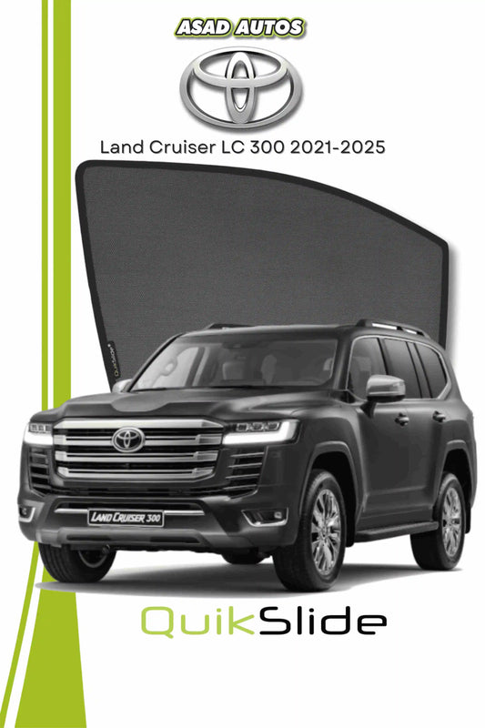 QuikSlide Car Sun Shades Toyota Land Cruiser LC 300