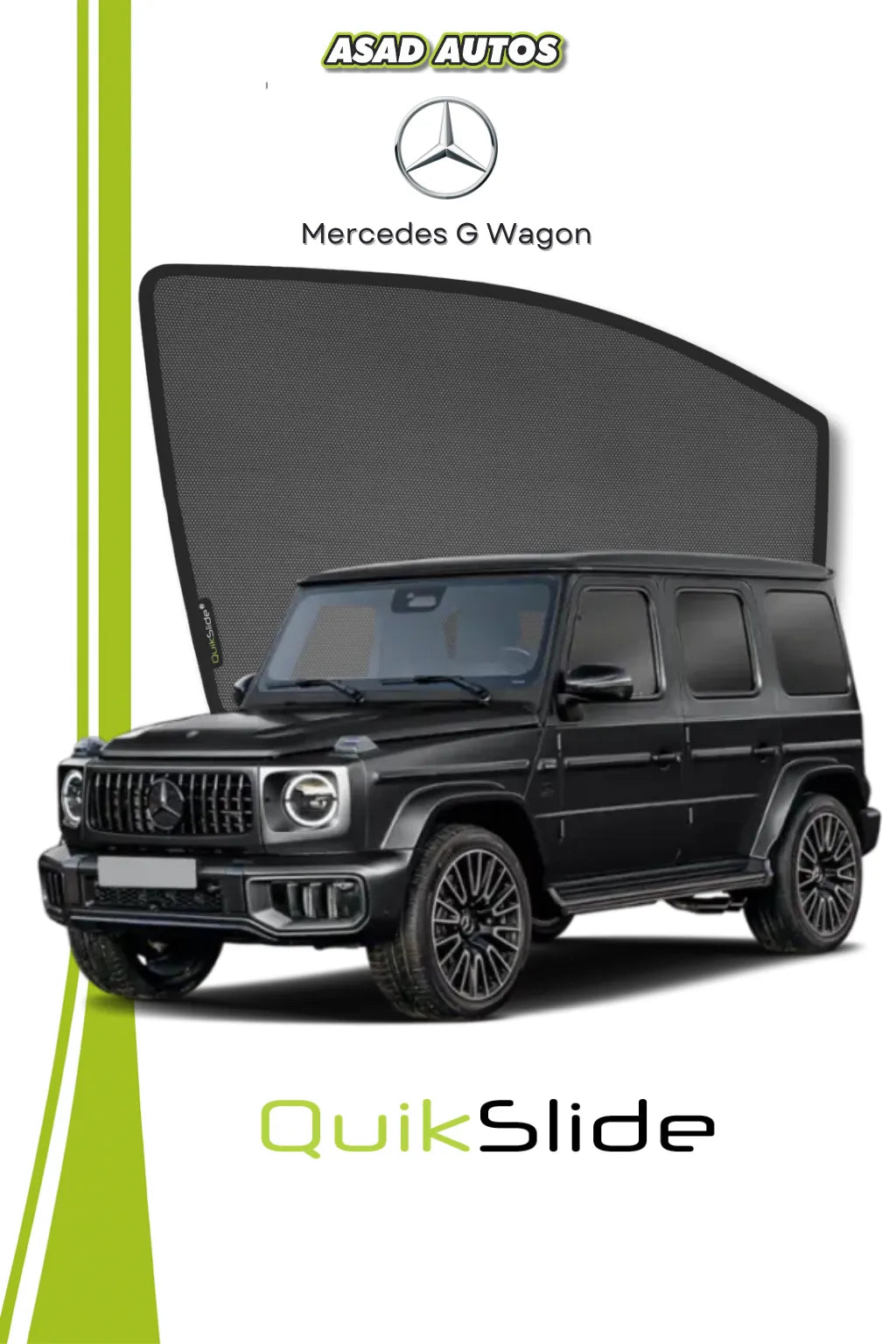 QuikSlide Car Window Shades for Mercedes-Benz G-Class
