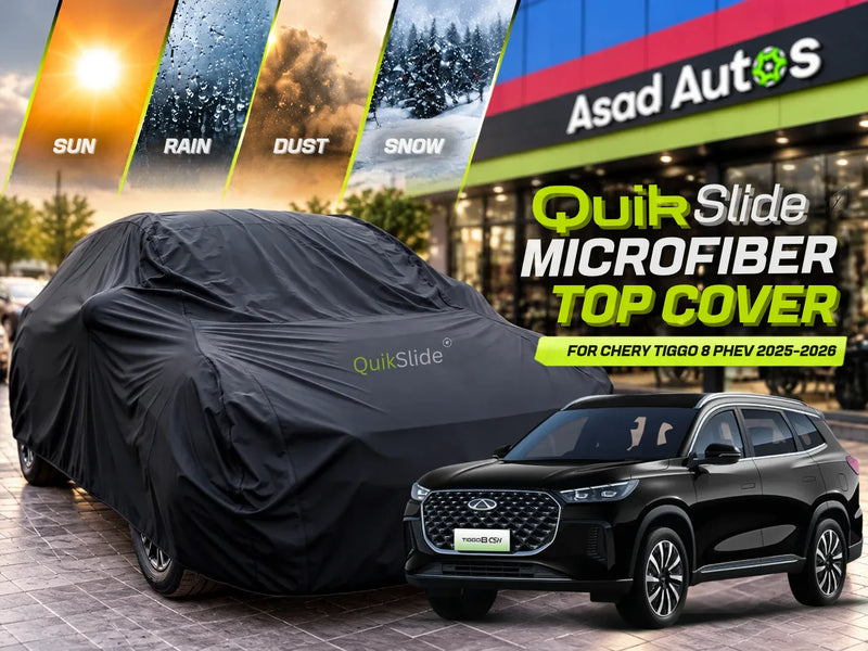 QuikSlide Microfiber Top Cover for Chery Tiggo 8 PHEV 2025-2026
