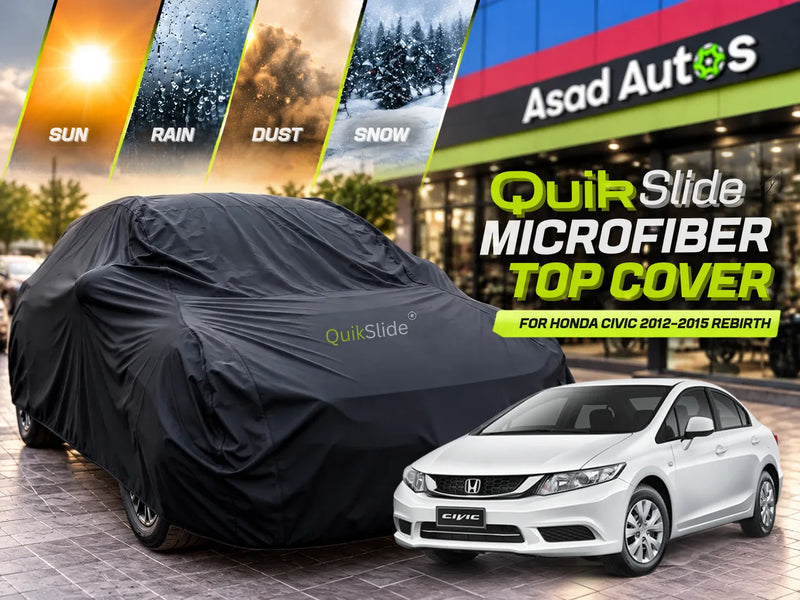 QuikSlide Microfiber Top Cover for Honda Civic 2012–2015 Rebirth