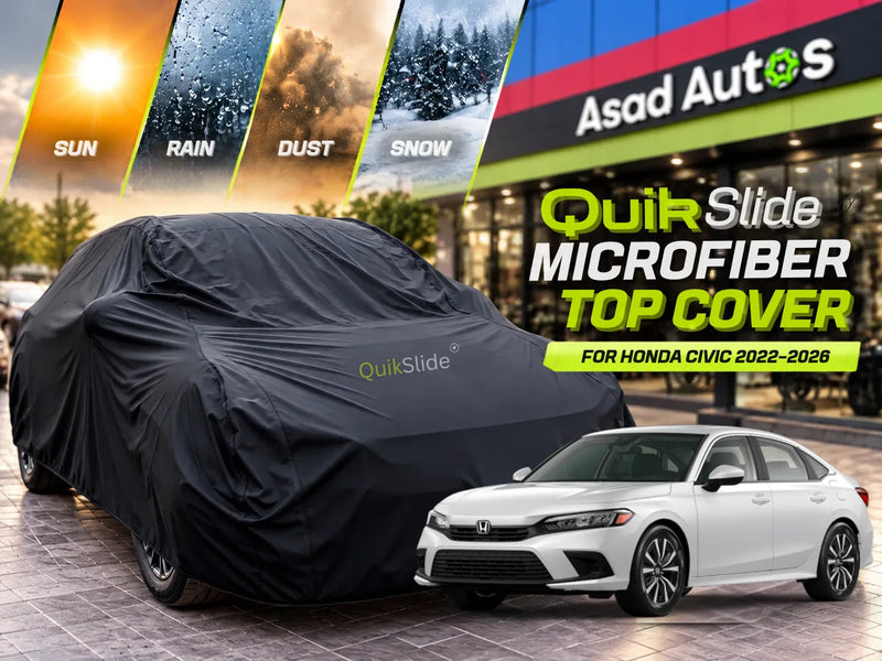 QuikSlide Microfiber Top Cover for Honda Civic 2022–2026