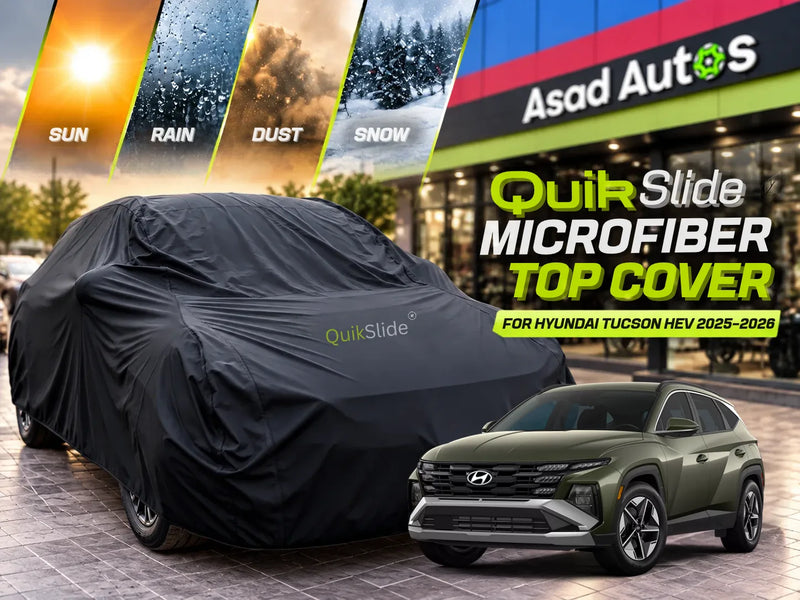 QuikSlide Microfiber Top Cover for Hyundai Tucson HEV 2025–2026