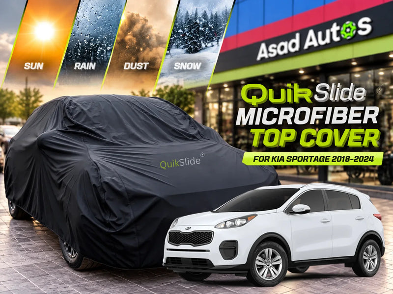 QuikSlide Microfiber Top Cover for KIA Sportage 2018-2024