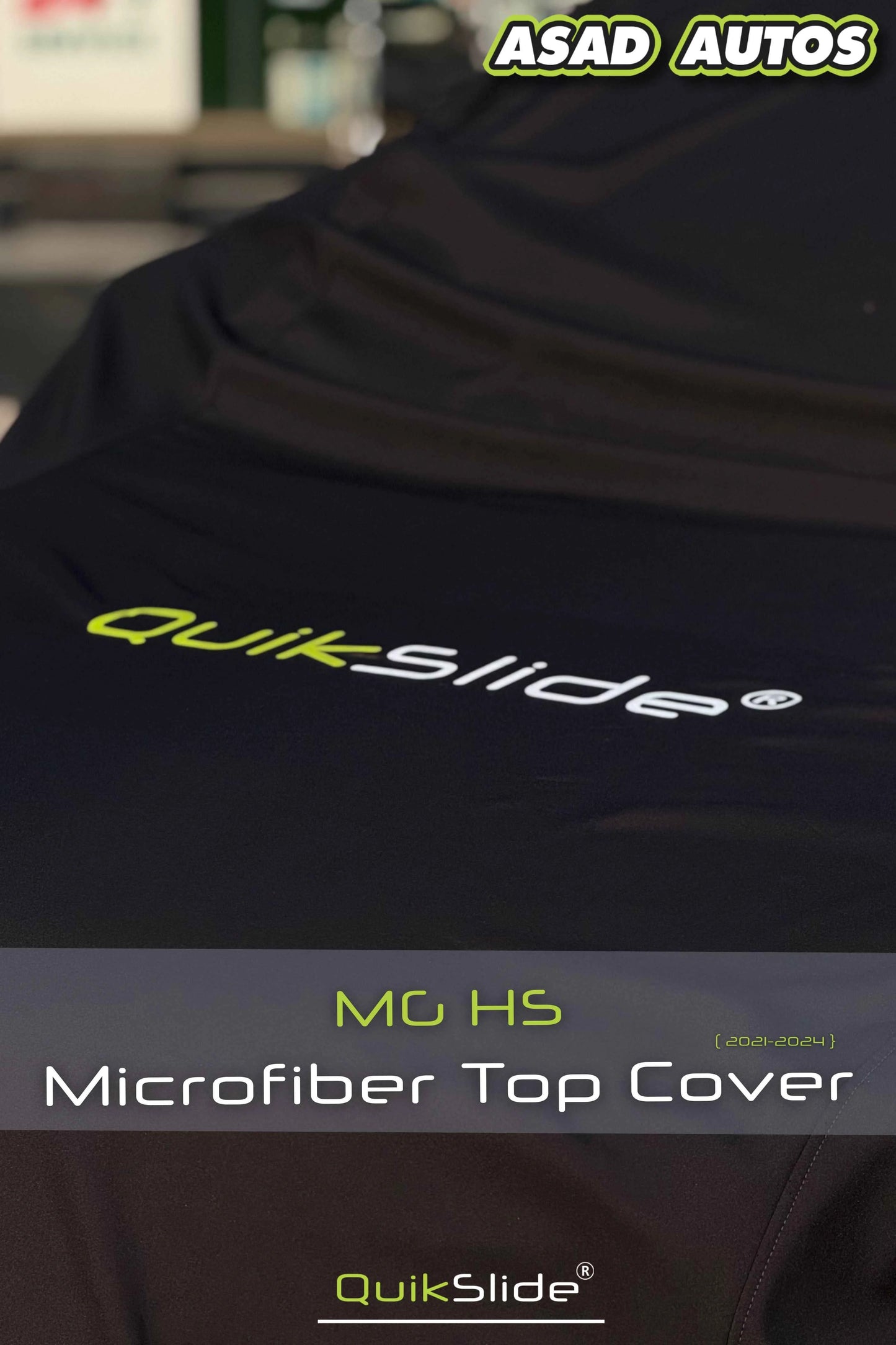 QuikSlide Microfiber Top Cover for MG HS 2021–2024