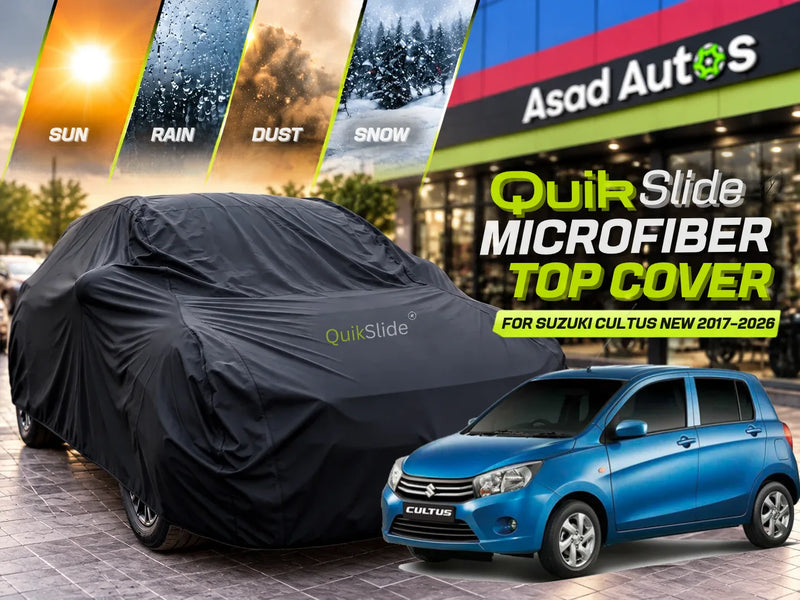 QuikSlide Microfiber Top Cover for Suzuki Cultus New 2017–2026